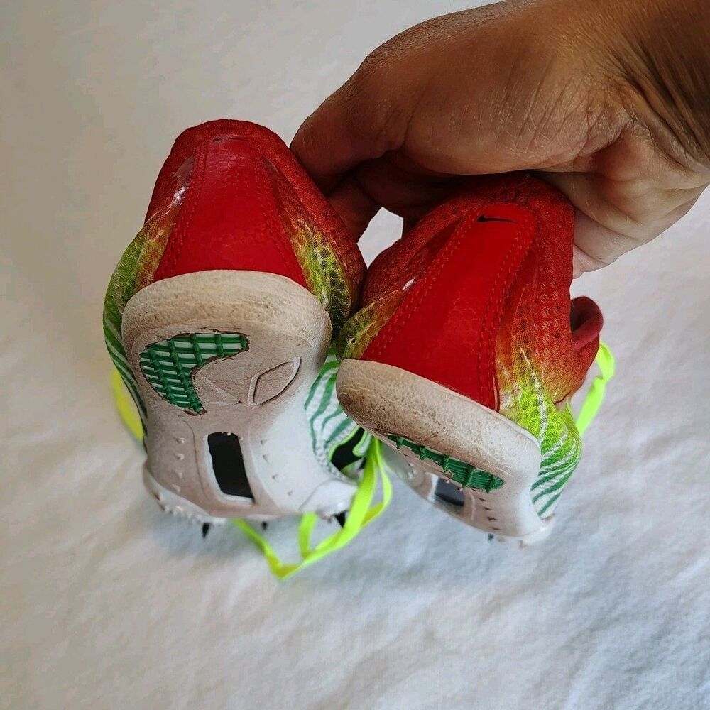 Nike Zoom Mamba 3 Track Spikes Mens 7.5 Volt Green Distance Racing - Picture 9 of 9